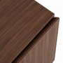 Nordure Rivoli Soporte para TV Milano Walnut y Negro